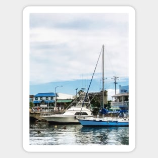 Caribbean - Boats at Bridgetown Barbados Sticker